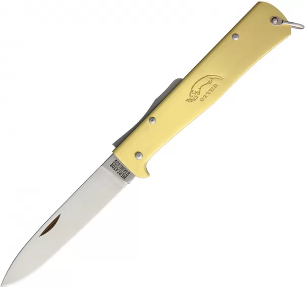 OTTER-Messer Mercator Clip Brass Stainless knives OTT10736RGR