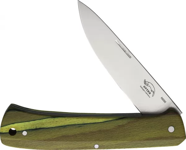 OTTER-Messer Folder Finn Wood knives OTT155STABGR