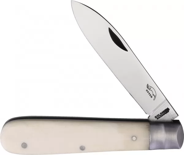 OTTER-Messer Large Pocket Knife Carbon Bone knives OTT164K