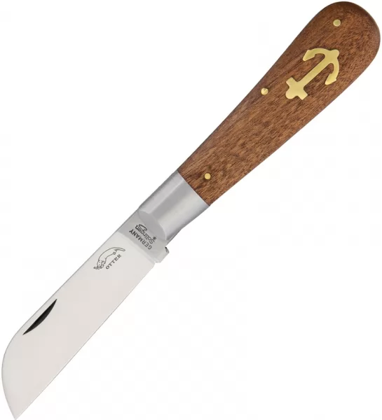 OTTER-Messer Large Anchor Knife Sapeli Wood knives OTT173