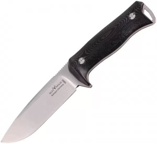 OTTER-Messer Rotwild Hunter Black Micarta knives OTTR01BMI