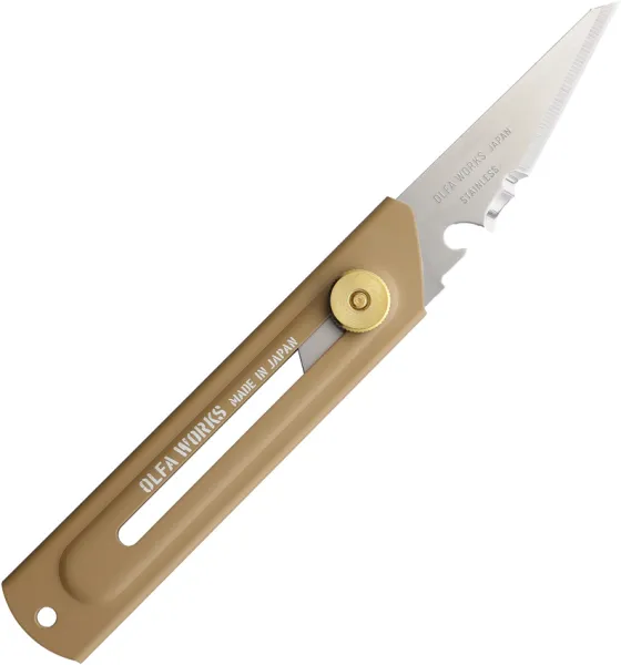 OLFA WORKS Utility Camp Knife Sand OWUCK1SB