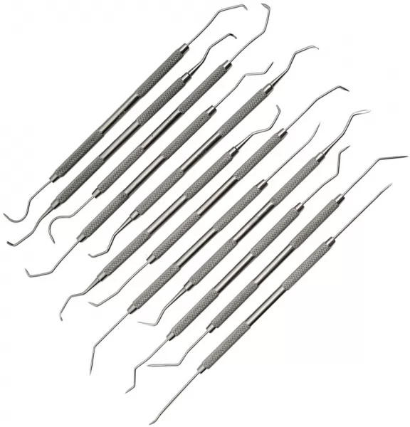 Pakistan Dental Pick Set 12 Pc Assorted knives PA10032712