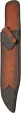 Pakistan Monster Bowie Stacked Leather knives PA203524