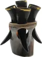 India Made Viking Horn Set w Stand - PA230990