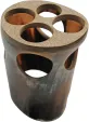 India Made Viking Horn Set w Stand knives PA230990