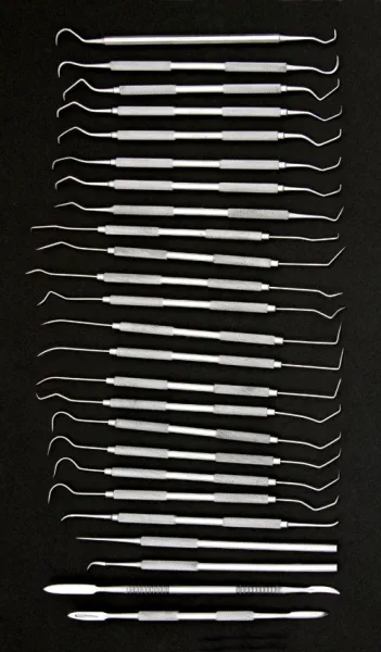Pakistan 25 Piece Dental Pick Set knives PA32725