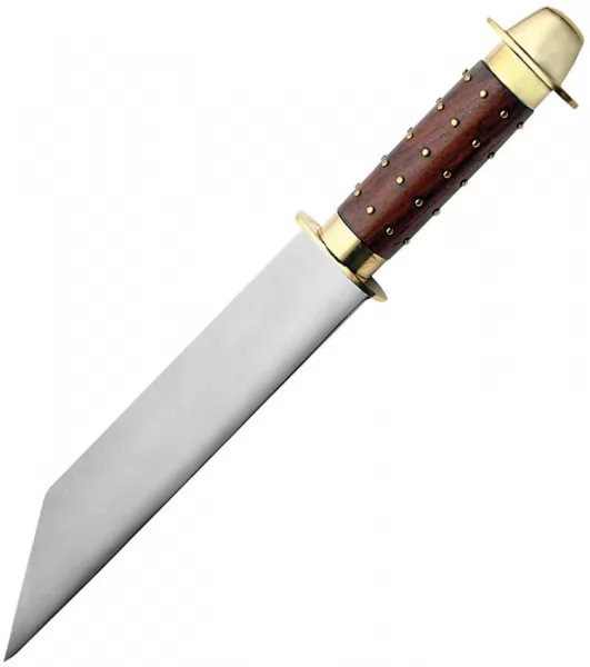 Pakistan Seax Studded Wooden Handle knives PA3341