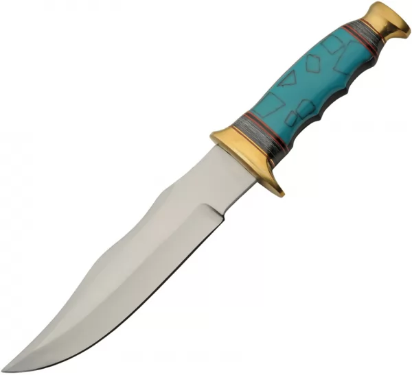 Pakistan Resin Turquoise Bowie knives PA3451