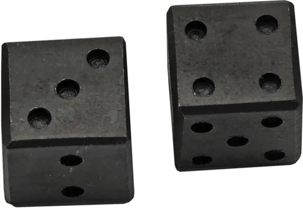 Pakistan 2Pc Forged Dice Set .75