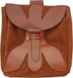 Pakistan Large Medieval Pouch Brown - PA4466BR