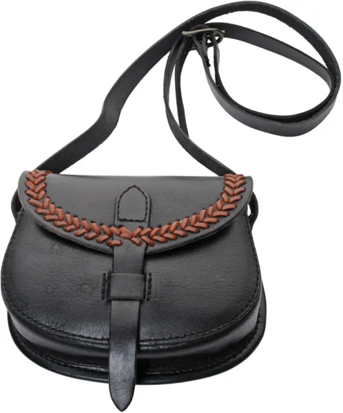 Pakistan Medieval Shoulder Bag Black knives PA4469BK