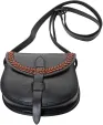Pakistan Medieval Shoulder Bag Black - PA4469BK