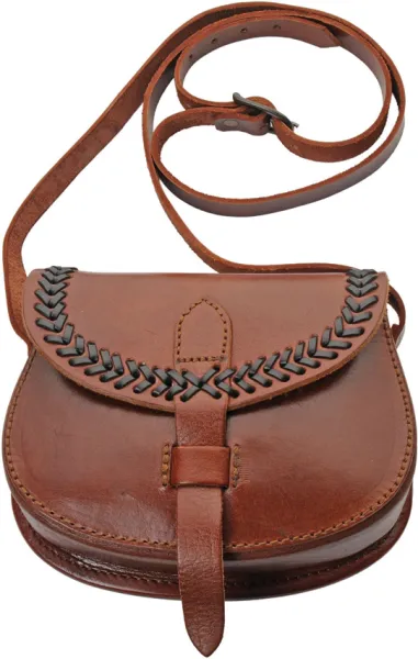 Pakistan Medieval Shoulder Bag Brown knives PA4469BR