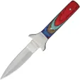 Pakistan DH-7822 Slim Boot Knife Wood Handle Brass Guard