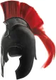 India Made Trojan Corinthian Helmet - PA910938RD