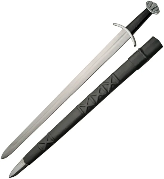India Made Black Viking Lobed Sword knives PA910953