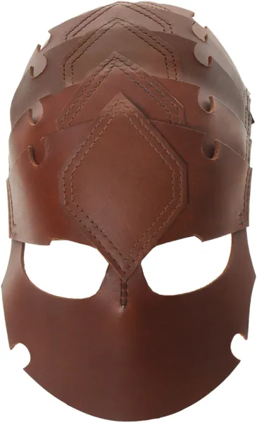 India Made Leather Viking Spine Helmet knives PA910997