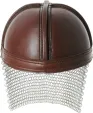 India Made Leather Norman Chain Helmet - PA911000