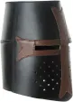India Made Leather Crusader Helmet knives PA911002
