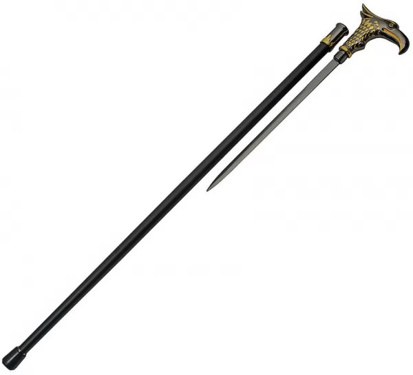 China Made Silver Bird Sword Cane knives PA926943