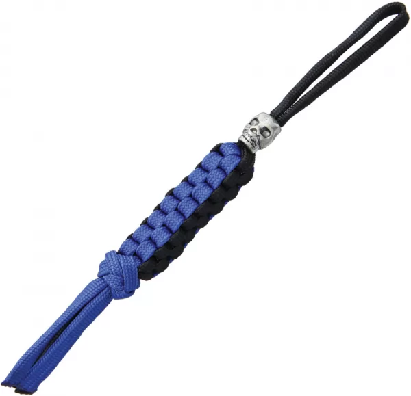Parachute Cord Lanyard Black-Blue PDBBLC