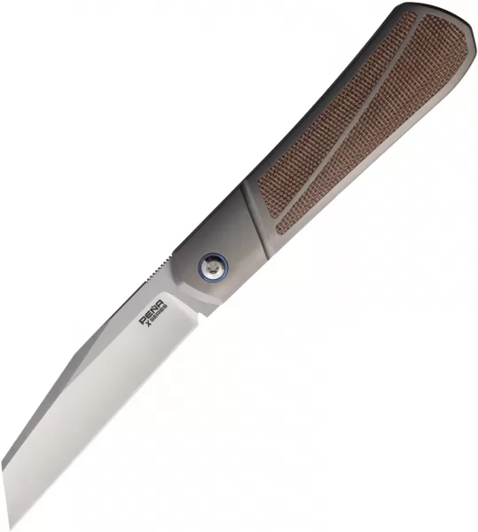 Pena Knives XL Raptor Framelock Micarta PE50