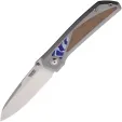 Pena Knives Mula Framelock Brn Mokuti - PE65