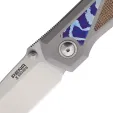 Pena Knives Mula Framelock Brn Mokuti PE65