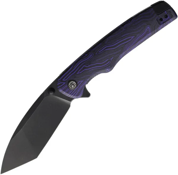 Petrified Fish PFE 20 Bat Linerlock G10 Prple PFK20PDMDW