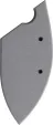 Petrified Fish EEL Fixed Blade Gray PFKH01GADW