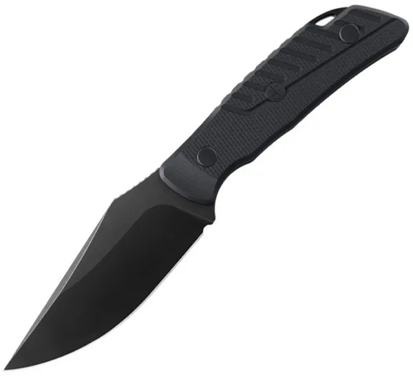 Petrified Fish Barracuda Fixed Blade Black PFKP16DDW