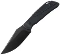 Petrified Fish Barracuda Fixed Blade Black - PFKP16DDW