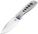Poikilo Blade Gecko Framelock V4 Holes - PKBGECKOS1V4