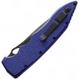 Piranha Knives Auto Predator Button Lock Blu PKCP10BT