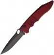 Piranha Knives Auto Predator Button Lock Red - PKCP10RT