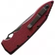 Piranha Knives Auto Predator Button Lock Red PKCP10RT