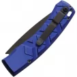 Piranha Knives Auto X Button Lock Blue PKCP14BT