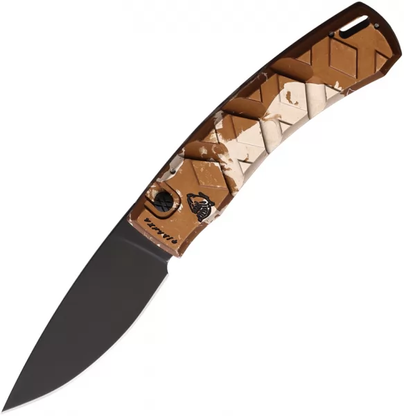 Piranha Knives Auto X Button Lock Camo PKCP14CT