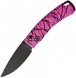 Piranha Knives Auto X Button Lock Pink - PKCP14PKT