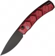Piranha Knives Auto X Button Lock Red - PKCP14RT