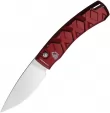 Piranha Knives Auto X Button Lock Red - PKCP14R