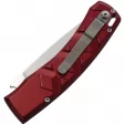 Piranha Knives Auto X Button Lock Red PKCP14R