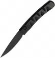 Piranha Knives Auto Virus Button Lock Black - PKCP15BKT