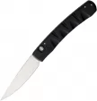 Piranha Knives Auto Virus Button Lock Blk - PKCP15BK