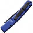 Piranha Knives Auto Virus Button Lock Blue PKCP15BT