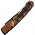 Piranha Knives Auto Virus Button Lock Camo PKCP15CT