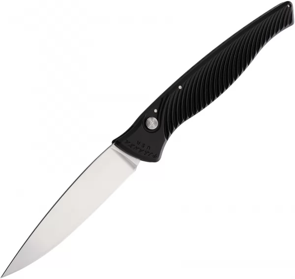 Piranha Knives Auto DNA Button Lock Black PKCP16BK