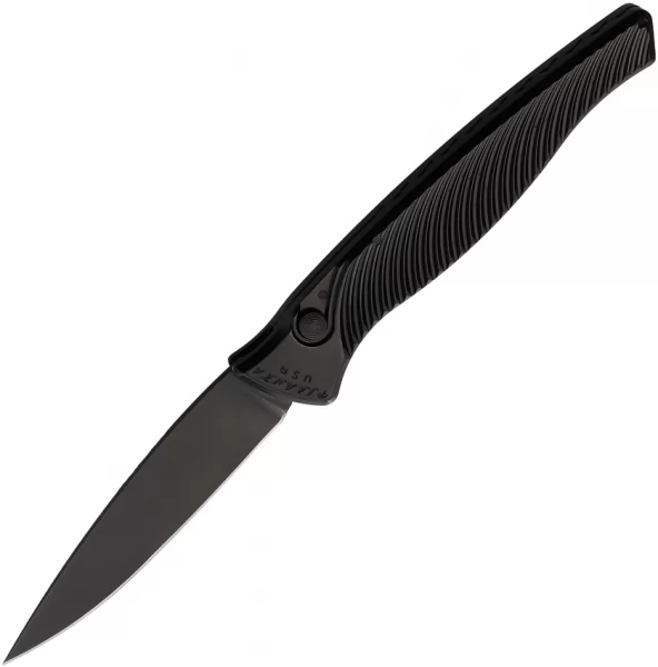 Piranha Knives Auto DNA Button Lock Black PKCP16BKT