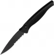 Piranha Knives Auto DNA Button Lock Black - PKCP16BKTS